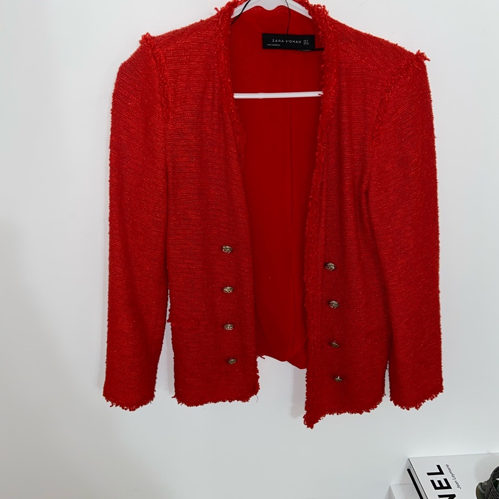 Zara Tweed Cardigan - Picture 2 of 6